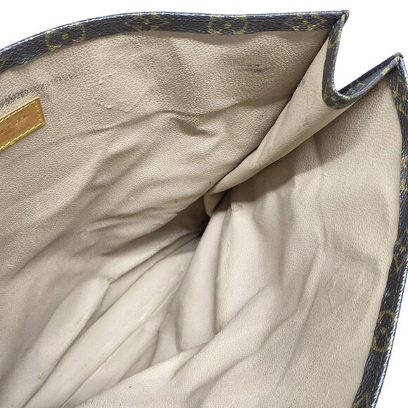 Auth LOUIS VUITTON Sac Plat M51140 Monogram - MI0958 Handbag Monogram Canvas - Picture 7 of 12